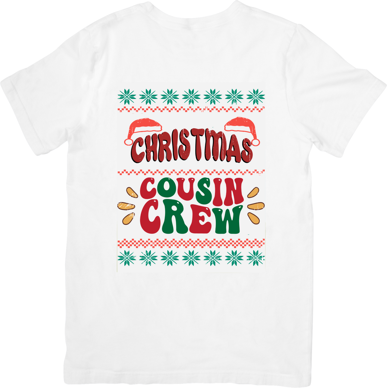 Christmas Cousin Crew T-Shirt | Retro Holiday Family Graphic Tee | Christmas Gift