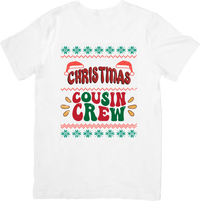 Thumbnail for Christmas Cousin Crew T-Shirt | Retro Holiday Family Graphic Tee | Christmas Gift