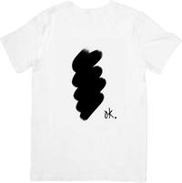 Thumbnail for Ok Brushstroke T-Shirt | Minimalist Abstract Art Graphic Tee