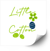 Thumbnail for Little Cotton Easter Egg Sticker | Boho Floral Easter Holiday Vinyl Decal